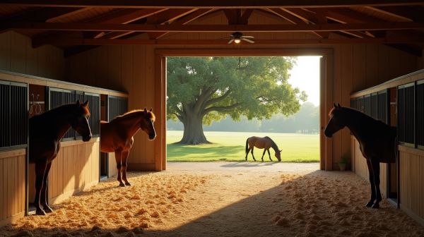 Comment optimiser l'aménagement d'écuries pour chevaux